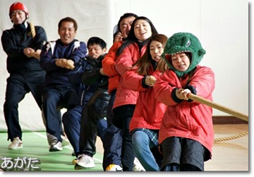 男女混合の部優勝：野球少年団保護者