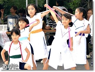 あがた体育クラブの柔軟＆ダンスに魅了 