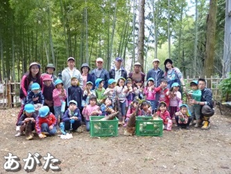 たくさんのタケノコが取れました！