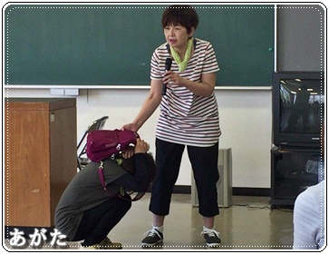 災害時、リュックを使った身の 守り方