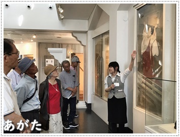 漆喰(しっくい)芸術の長八美術館の見学