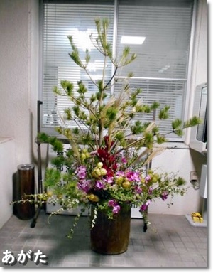 美しく活けられたお花