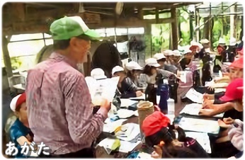 グリーンパーク岡山での総合学習