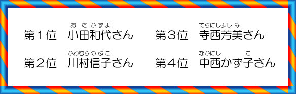 入賞された方々