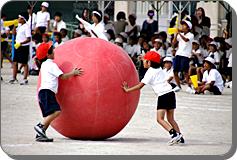 大玉転がし