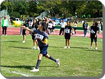 ドッヂボール小学生女子の部で優勝